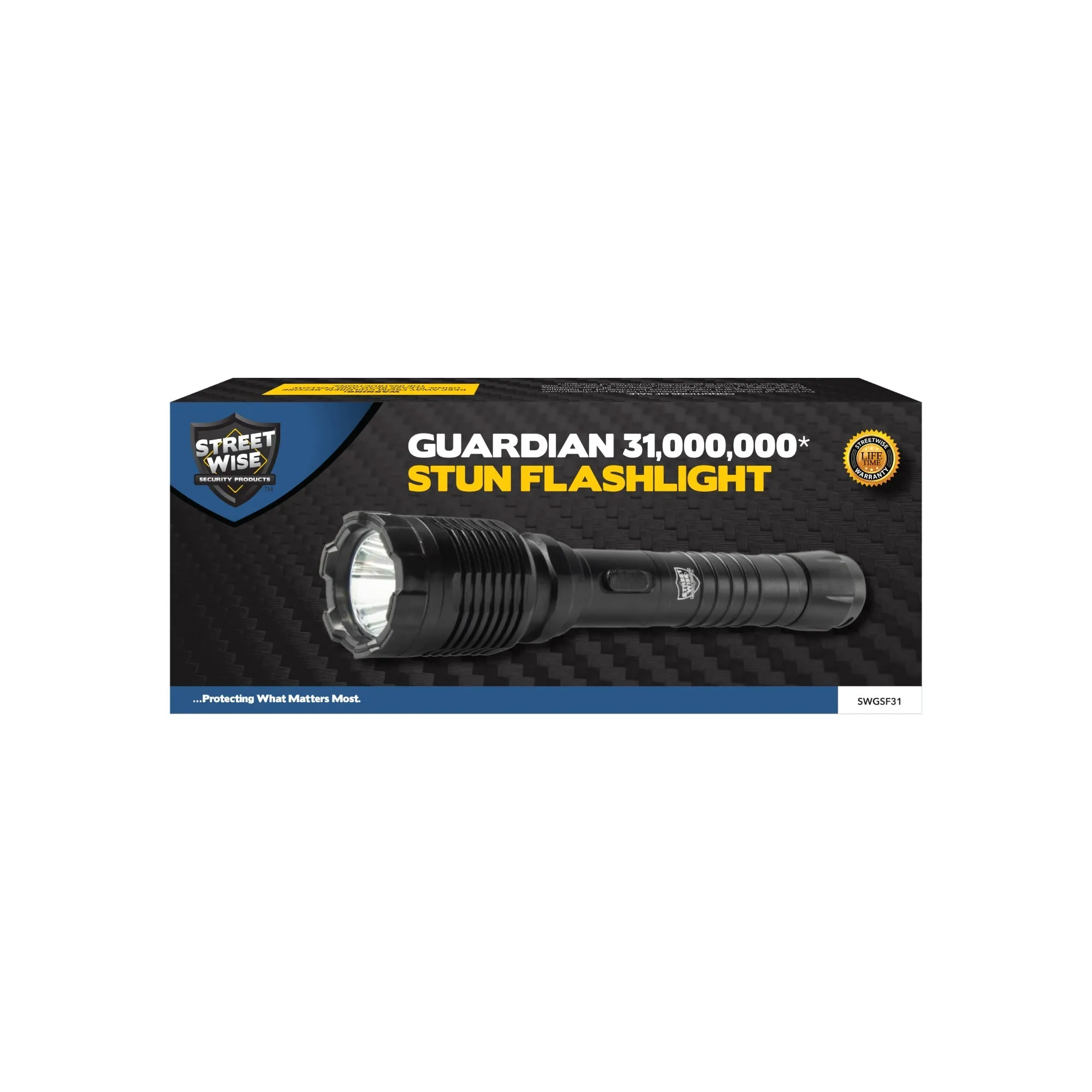 Streetwise Guardian 31,000,000 Stun Gun Flashlight