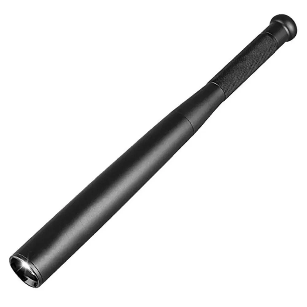 Tactical Aluminium Alloy Flashlight Self Defense Telescopic Stick