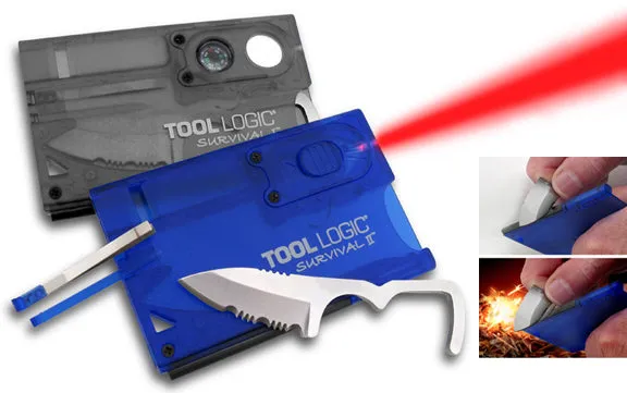 Tool Logic SVC2 Survival Card w/ Light - Black