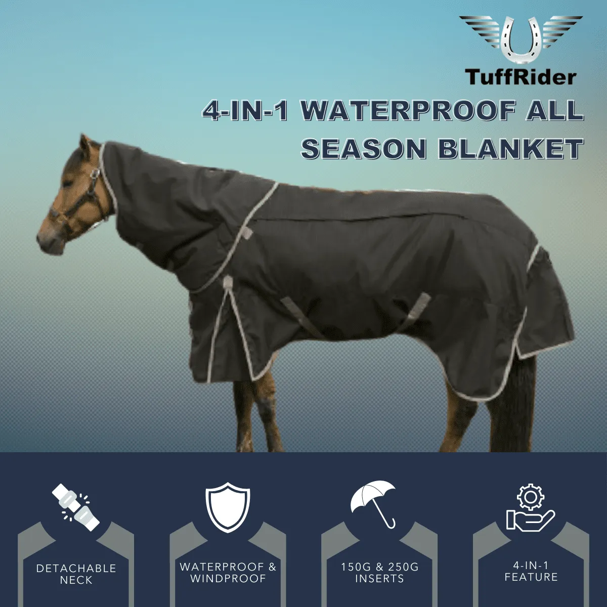 TUFFRIDER ALL SEASON TURNOUT BLANKET