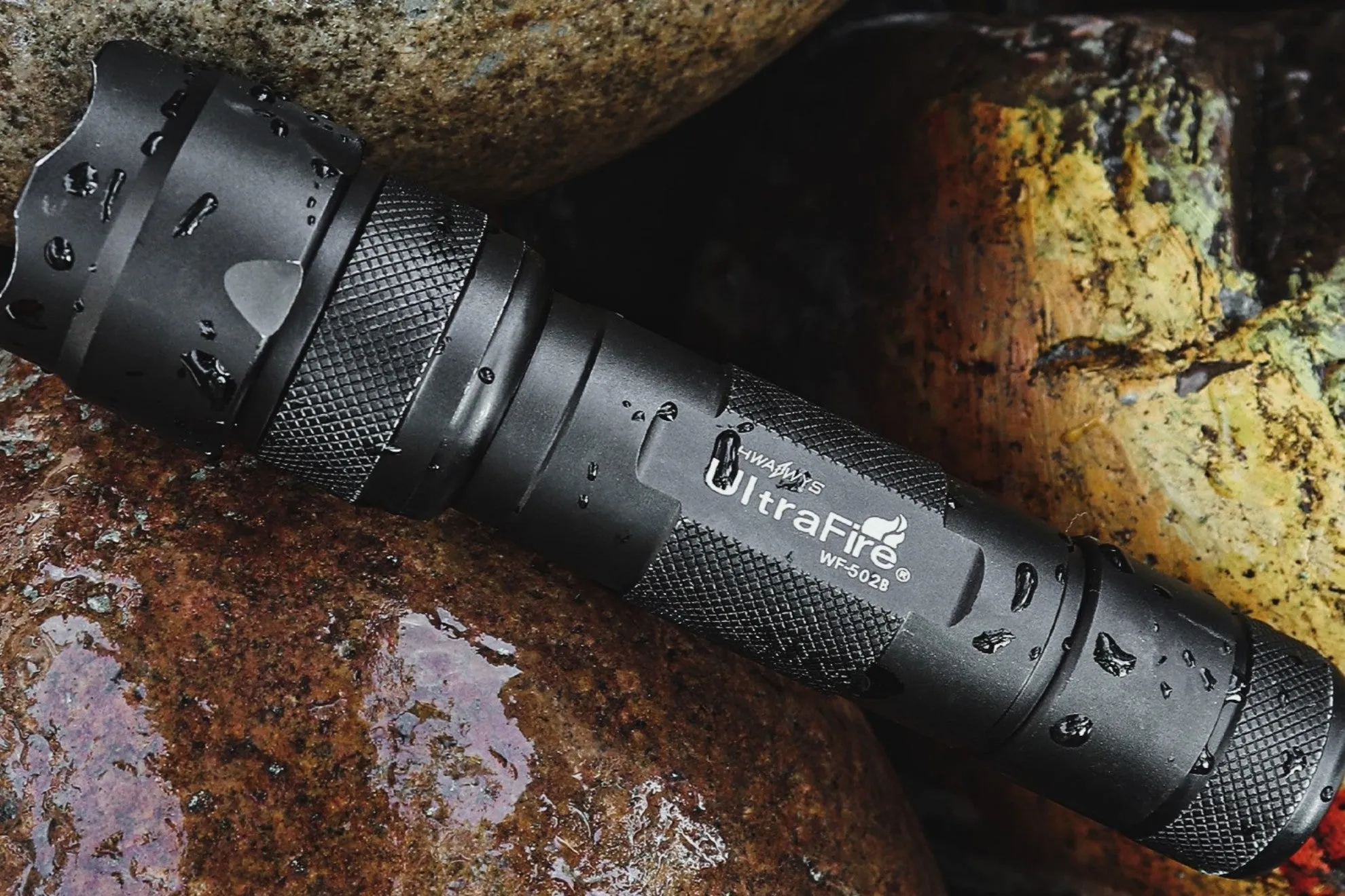 WF-502B Tactical Flashlight With Holster